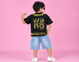 تیشرت شلوارک جین لش استایل نگینی WANG